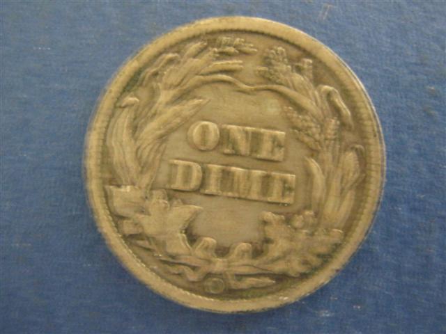 1905-O Barber Dime Reverse